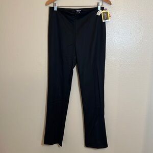 Nwt J’Envie New York Black Tempo Zip Front Trouser Dress Pant